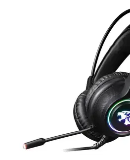  Herné LED RGB slúchadlá VARR s mikrofónom 3.5 VH8030