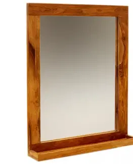 Zrkadlo 65x80 indický masív palisander