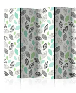 Paraván Patterned Leaves Dekorhome