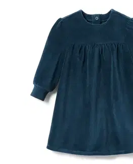 Detské šaty z plyšového materiálu