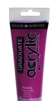 D&R Graduate akrylová farba Purple 120 ml
