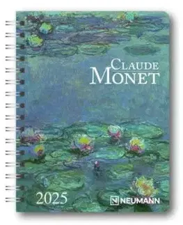 Diár 2025 Claude Monet špirálový Neumann