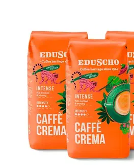 Eduscho Caffè Crema Intense - 3 x 1 kg zrnkovej kávy