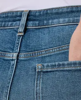 Bootcut džínsy – strih »Lou«, modré