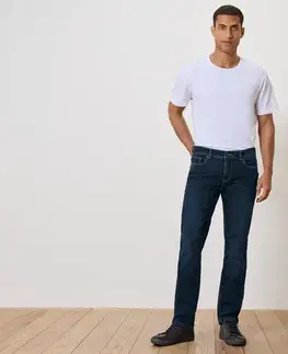 Džínsy, modrý denim