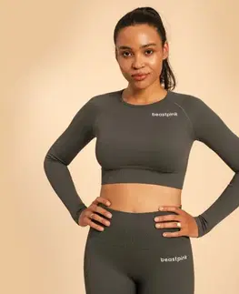 BeastPink Dámske tričko Hyper Crop-Top Shadow  XSXS