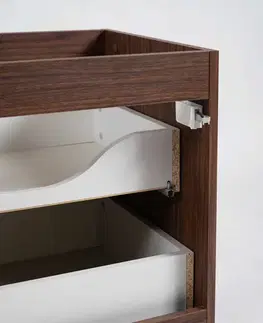 Elvisia Skrinka pod umývadlo FLOW Oak walnut 80 2S | 80 cm
