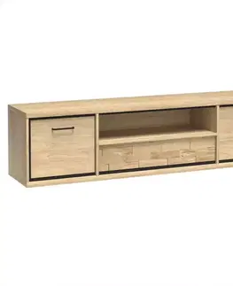 TV stolík M13 Mediolan Doska Natural Hikora