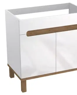 KÚPEĽŇOVÁ SKRINKA OVO BIELY POĽSKÝ 80