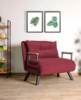 Kreslo Sando Single Maroon
