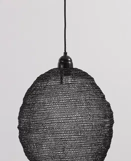Dekoria Závesná lampa Nina Black 48 cm, 48 cm 