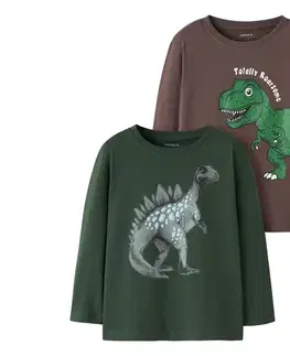 Detské tričká s dlhým rukávom NAME IT, 2 ks