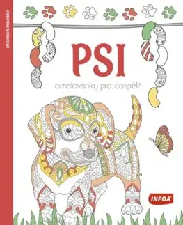 Omalovánky pro dospělé - Psi