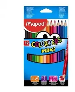 Pastelky MAPED Color' Peps Jumbo trojhranné 12 ks - Maped