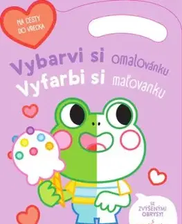 Vybarvi si omalovánku Žába/Vyfarbi si maľovanku Žabka