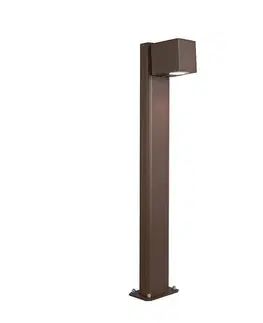 Inteligentná vonkajšia stojaca lampa hrdzavo hnedá 65 cm IP44 vrátane WiFi GU10 - Baleno