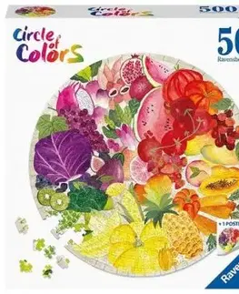 Kruhové puzzle Ovocie a zelenina 500 Ravensburger - Ravensburger
