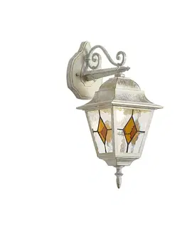 Vintage vonkajšia nástenná lampa béžová so starožitným zlatom IP44 - Antigua Down