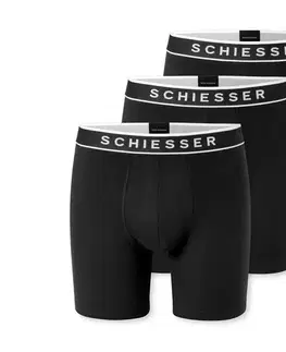 Dlhé šortky SCHIESSER, 3 ks, čierne