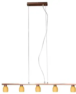 Stropná lampa Dakota 5X40W G9 medená