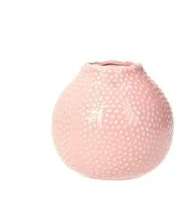 Dekoria Tessa Pink váza 13 cm, 13 x 13 cm 