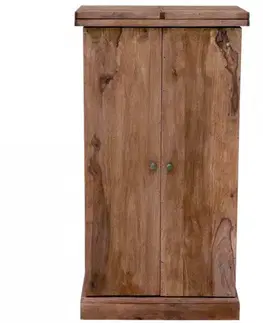 Rozkladacia barová skriňa 55x110x40 indický masív palisander