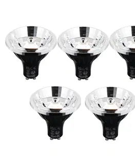 Sada 5 ks Inteligentná stmievateľná LED žiarovka GU10 AR70 6W 500lm 2200-6500K