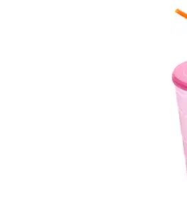 Tescoma pohár s viečkom myDRINK 600 ml oranžová
