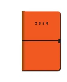 Týždenný diár A5 2026 CAPRI oranžový