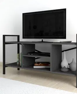TRIER televízny stolík, antracit 