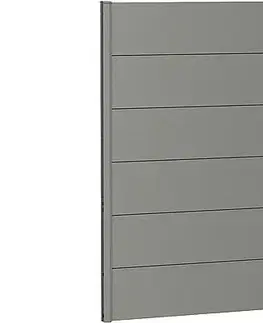 Biohort Zástena na ochranu súkromia BIOHORT - výška 137 cm (šedý kremeň metalíza) 145 × 137 × 4,4 cm
