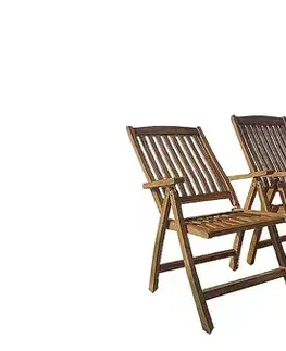 Záhradné polohovateľné kreslo RIVIERA (teak)