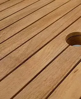 Záhradný stôl RIVIERA 190x100 cm (teak)