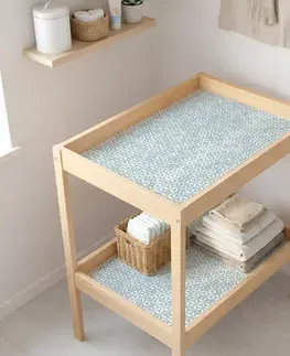Samolepka na prebaľovací pult IKEA SNIGLAR – Geometrický vzor