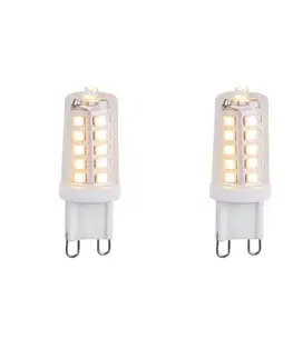 Sada 2 stmievateľných LED žiaroviek G9 3W 250lm 3000K