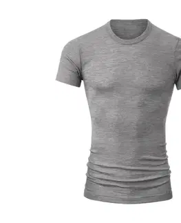 Tričko CALIDA »Wool & Silk«, platin melé
