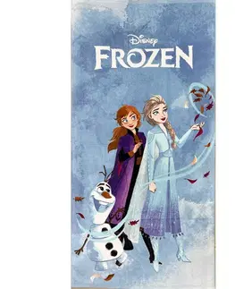Detská osuška FROZEN fialová 70X140cm Setino Tiahome