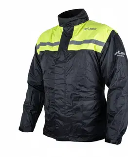 W-TEC Nowet pláštěnka čierna-fluo - XS