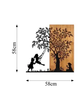 Dekoratívny drevený doplnok na stenu The Tree And The Shaking Children