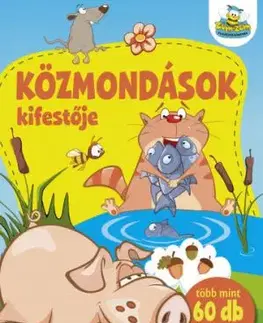 Közmondások kifestője - Több mint 60 db matricával