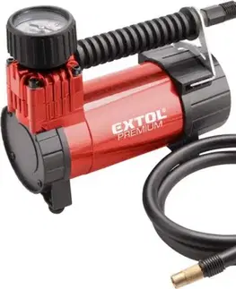 EXTOL PREMIUM Kompresor do auta CC 120, 12 V, 6,9 bar, celokovové telo