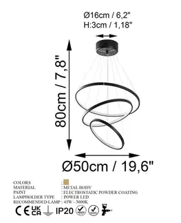 Závesný LED luster Simit - 13697