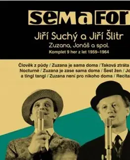 Semafor Komplet 9 her z let 1959-1964 15 CD - audiokniha - Jiří Suchý, Jiří Šlitr
