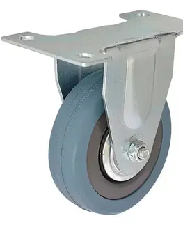Pevné pojazdné koliesko 75 mm/50 kg doska montážna, guma
