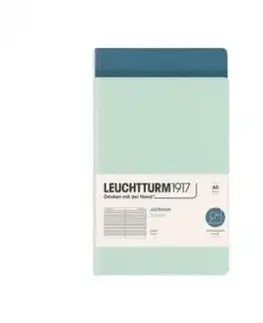 Zošit LEUCHTTURM1917 Jottbook Double Mint Green & Stone Blue, Flexcover, Medium (A5), 80 g/m? paper, 59 p., riadkovaný