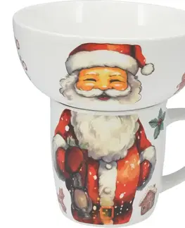 Raňajková sada Santa, 2 ks, porcelán