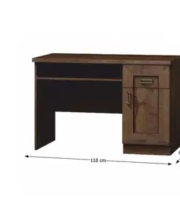 KONDELA Tedy T19 pc stolík dub lefkas