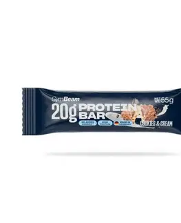 GymBeam 20g Protein bar cookies & cream