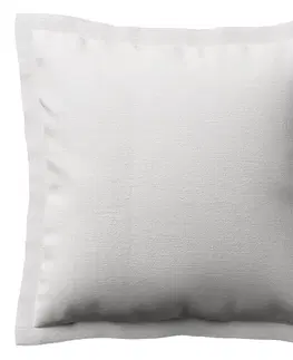 Dekoria Monika s lemom, biela, 45 x 45 cm, Linen, 392-04