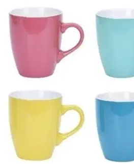 Kinekus Hrnček keramický  340 ml sada 4 ks farebný mix